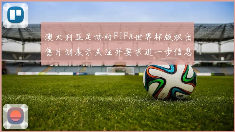 澳大利亚足协对FIFA世界杯版权出售计划表示关注并要求进一步信息